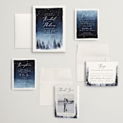 "Let it Snow" - Wedding Invitations in Celestial by Anastasia Makarova - Invitation Suite