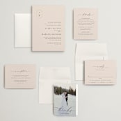 "Everlasting" - Wedding Invitations in Latte by Jennifer Postorino - Invitation Suite