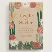 "boho desert" - Wedding Invitations in Sand by Cass Loh - Front