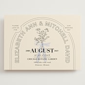 "Sealed" - Wedding Invitations in Daisy by Baumbirdy - Front