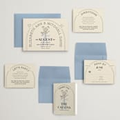 "Sealed" - Wedding Invitations in Daisy by Baumbirdy - Invitation Suite