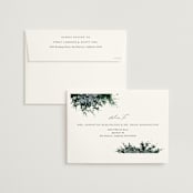 "Juniper" - Wedding Invitations in Emerald by Kate Ahn - FREE Recipient Addressing