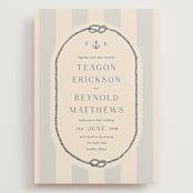 "nautical nuptials" - Wedding Invitations in Sea Breeze by Rebecca Durflinger - Front