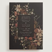 "Fall Garden Bouquet" - Wedding Invitations in Rust by Grace Kreinbrink - Front