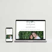 "Fresh Sage" - Wedding Invitations in Olive by Christie Kelly - FREE Wedding Website