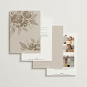 "City Center" - Wedding Invitations in Cotton by Erin L. Wilson - Back of Card Options