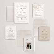 "City Center" - Wedding Invitations in Cotton by Erin L. Wilson - Invitation Suite