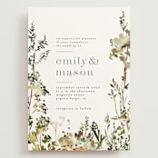"We Walk Together" - Wedding Invitations in Evergreen by Petra Kern - Front