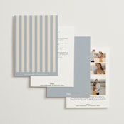 "A wedding in Low Country" - Wedding Invitations in Cornflower by Chris Griffith - Back of Card Options