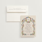 "A wedding in Low Country" - Wedding Invitations in Cornflower by Chris Griffith - Invitation with Envelope