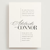 "This and That" - Wedding Invitations in Diamond by Jessica Corliss - Front