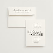 "This and That" - Wedding Invitations in Diamond by Jessica Corliss - Invitation with Envelope