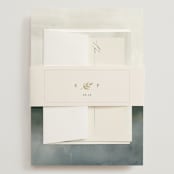 "Lakefront" - Wedding Invitations in Natural by Robert and Stella - Assembled with Belly Band