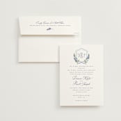 "Lavender" - Wedding Invitations in Tuscany by Claudia Orengo - Invitation with Envelope