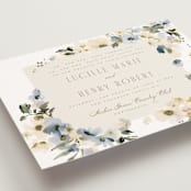 "Swept Away" - Wedding Invitations in Petal by Leah Bisch - Detail