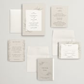 "Etched Frame" - Wedding Invitations in Eggshell by Robert and Stella - Invitation Suite