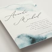 "Ocean Vibes" - Wedding Invitations in Sky by Marina Onoprienko - Detail