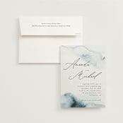 "Ocean Vibes" - Wedding Invitations in Sky by Marina Onoprienko - Invitation with Envelope