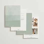 "Delicate Garden" - Wedding Invitations in Wildflower by Ashley DeMeyere - Back of Card Options