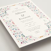 "Delicate Garden" - Wedding Invitations in Wildflower by Ashley DeMeyere - Detail