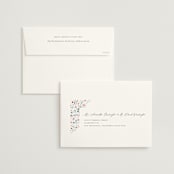"Delicate Garden" - Wedding Invitations in Wildflower by Ashley DeMeyere - FREE Recipient Addressing