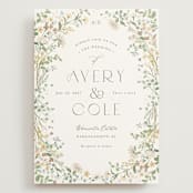 "Avery" - Wedding Invitations in Lemongrass by Jennifer Wick - Front