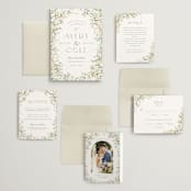 "Avery" - Wedding Invitations in Lemongrass by Jennifer Wick - Invitation Suite