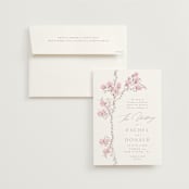 "butter blossoms" - Wedding Invitations in Posie by Phrosné Barwood - Invitation with Envelope