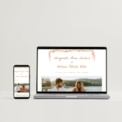 "Giardino" - Wedding Invitations in Flame by Pati Cascino - FREE Wedding Website