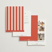"Racquet" - Wedding Invitations in Verona Sunset by Megan Davis - Back of Card Options