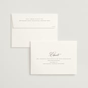 "Side by Side" - Wedding Invitations in Tuxedo by Orasie - FREE Recipient Addressing
