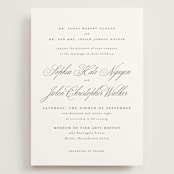 "From This Moment On" - Wedding Invitations in Classique by Design Lotus - Front