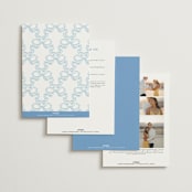 "Royalty" - Wedding Invitations in Capri by Creo Study - Back of Card Options