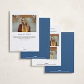 "Woven frame" - Graduation Announcements in Night Sky by Lea Delaveris - Back of Card Options