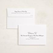 "Timeless Border" - Graduation Announcements in Almond by Brianne Larsen - FREE Recipient Addressing