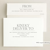 "Modern Crest" - Graduation Announcements in Clouds by Owl and Toad - FREE Recipient Addressing