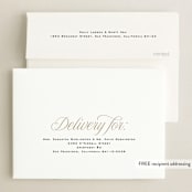 "Legato" - Graduation Announcements in Crisp Linen by Erin L. Wilson - FREE Recipient Addressing
