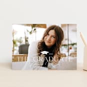 "Placement" - Graduation Announcements in Paper by Michelle Taylor - Front
