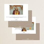 "Placement" - Graduation Announcements in Paper by Michelle Taylor - Back of Card Options