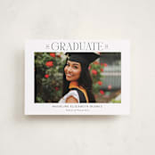 "Newsprint" - Graduation Announcements in Snow by Nicoletta Savod - Front