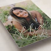 "Grand Name" - Graduation Announcements in Snow by Nicoletta Savod - Detail