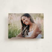 "Grand Name" - Graduation Announcements in Snow by Nicoletta Savod - Front