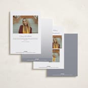"Timeless Grad" - Graduation Announcements in Pebble by Katy Shen - Back of Card Options