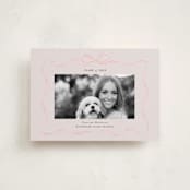 "Ribbon Frame" - Graduation Announcements in Blush by Itsy Belle Studio - Front