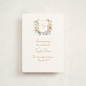 "wildflowers crest" - Graduation Announcements in Hoos by Cass Loh - Front