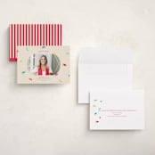 "Confetti Drop" - Graduation Announcements in Multi by Megan Cash - Assembled
