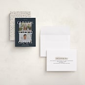 "Double the cheers" - Graduation Announcements in Nightsky by Pati Cascino - Assembled