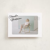 "Jot" - Graduation Announcements in Snow by Pixel and Hank - Front