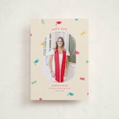 "Confetti Drop" - Graduation Announcements in Multi by Megan Cash - Front