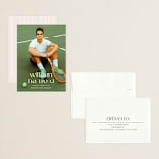 "Hartford" - Graduation Announcements in Silk by Ellen Schlegelmilch - Assembled